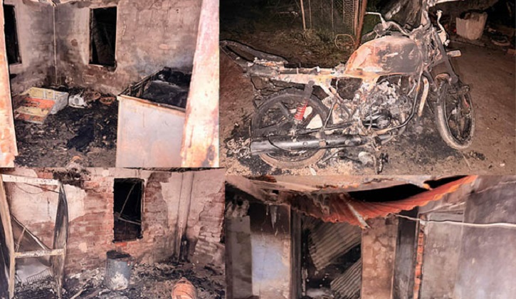 কৃষকদল সভাপতিকে হত্যা: ২০ হিন্দু বাড়িতে লুটপাট, অগ্নিসংযোগ কৃষকদল সভাপতিকে হত্যা: ২০ হিন্দু বাড়িতে লুটপাট, অগ্নিসংযোগ