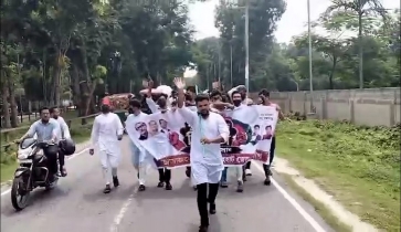 লালমনিরহাটে ছাত্রলীগের ঝটিকা মিছিল