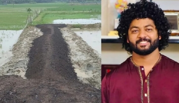 বিদ্যালয়ের জমি দখল করে এনসিপি নেতার সড়ক নির্মাণ 