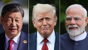 ভারত-চীনের ওপর ১০০% শুল্ক  স্থগিতের ঘোষণা ট্রাম্পের