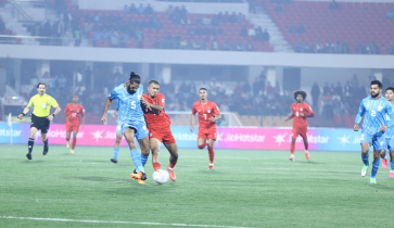ভালো খেলেও ভারতের সঙ্গে পয়েন্ট ভাগাভাগি হামজা চৌধুরীদের