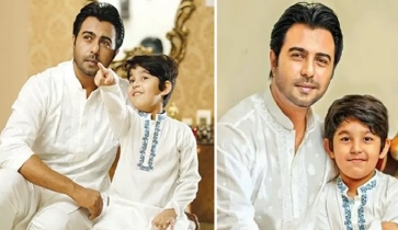 একই দিনে বাবা-ছেলের জন্মদিন, দ্বিগুণ উৎসবের আমেজে অপূর্ব
