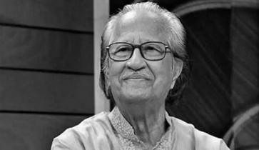 শহীদ মিনারে বরেণ্য চিত্রশিল্পী মুস্তাফা মনোয়ারকে শেষ শ্রদ্ধা