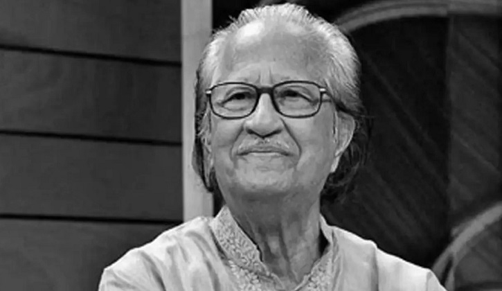 শহীদ মিনারে বরেণ্য চিত্রশিল্পী মুস্তাফা মনোয়ারকে শেষ শ্রদ্ধা